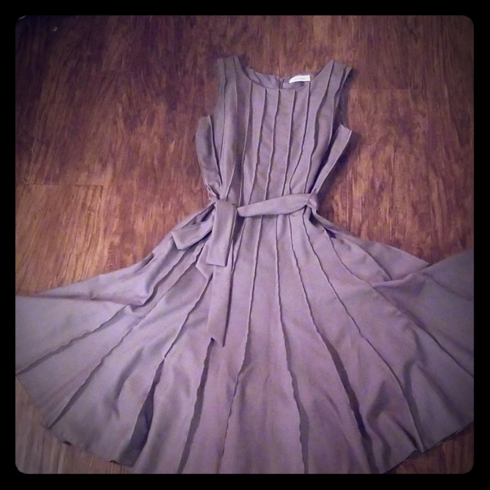midcentury-style swing dress w/ circle skirt, CK